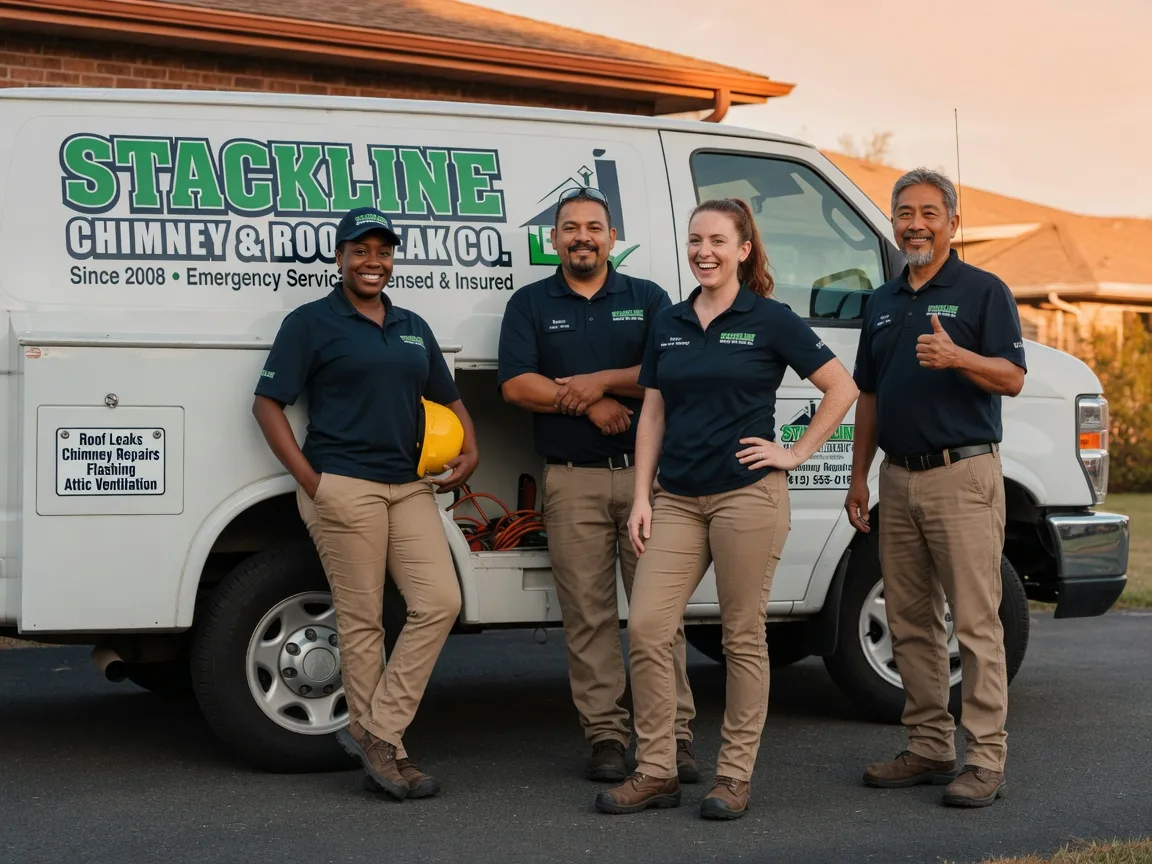 Chimney flashing repair company in Redford, TX